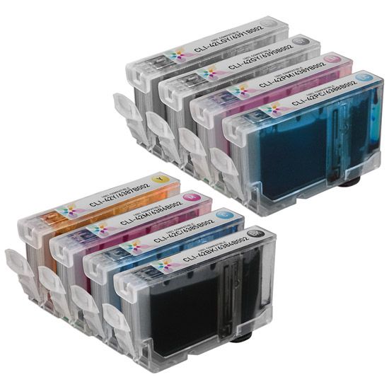 Cost-Saving 8-Cartridge set for Canon Ink - 123inkjets