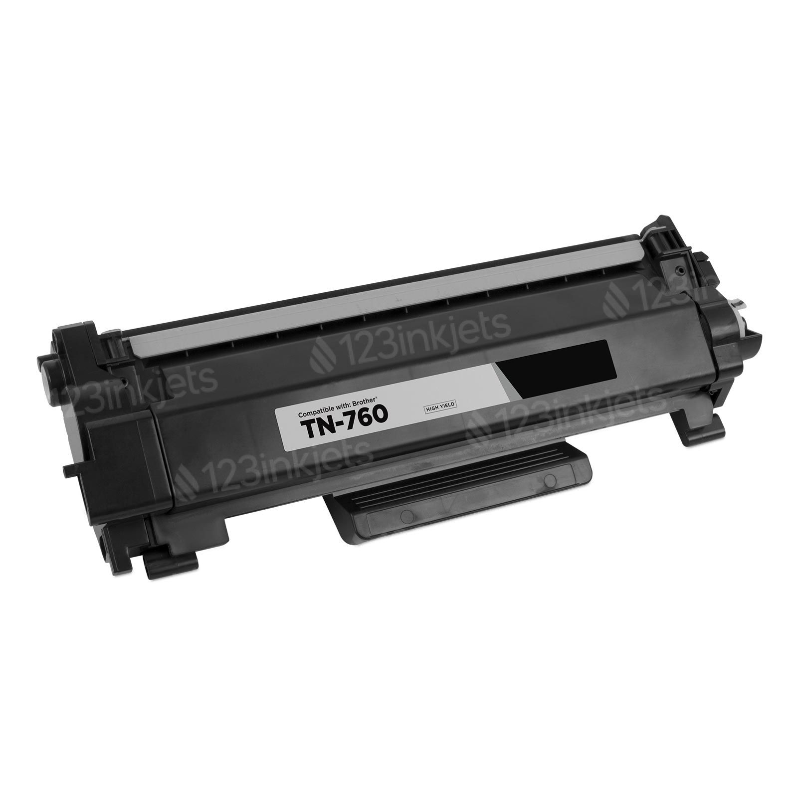 1 x black TN760 High Yield Toner Cartridge For Brother HL-L2390DW MFC- L2710DW w/Chip 