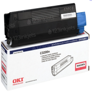 Okidata 43034802 (Type C6) OEM Magenta Toner