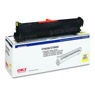 Okidata 42918101 (Type C7) OEM Yellow Drum
