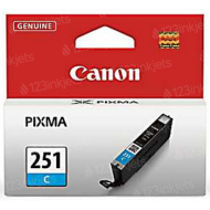 OEM Canon CLI-251 SY Cyan Ink Cartridge