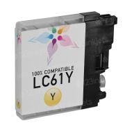 Compatible LC61Y Yellow Ink for Brother