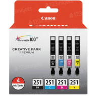 OEM Canon CLI-251 4-Color Multipack