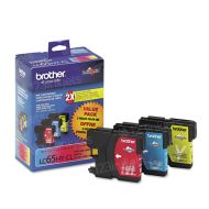 OEM Brother LC653PKS HY C/M/Y Ink Cartridges, 3 Pack