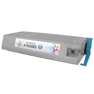 Remanufactured 41963003 Cyan Toner for Okidata