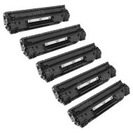 Compatible Canon 126 Toners, 5 Pack Black