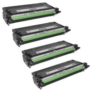 Compatible Lexmark X560, HY (Bk, C, M, Y) Toner Cartridges