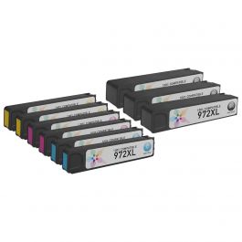 Compatible Brand High Yield Ink Cartridges For HP 972X Bulk Set Of 9 ...