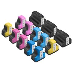 Bulk Set HP 02 Remanufactured Cartridges