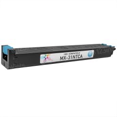 Compatible MX31NTCA Cyan Toner for Sharp