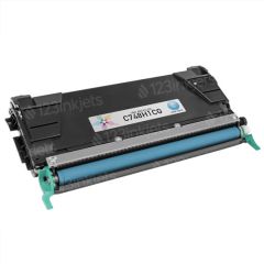 Lexmark Remanufactured C748H1CG HY Cyan Toner