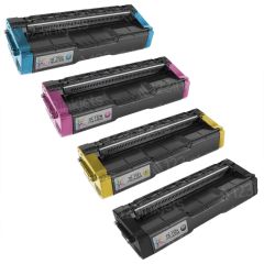 Remanufactured Kyocera TK-152 Set of 4 Toners: Bk, C, M, Y