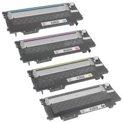 Compatible Samsung CLT-404S Set of 4 Toners: Bk, C, M, Y