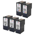 Remanufactured Lexmark HY 3 Black 18Y0144 / HY 2 Color 18Y0143  Ink Cartridge Set