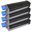 Compatible Okidata Type C6 Set of 4 HY Toner Cartridges