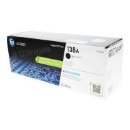 OEM HP 138A Black Toner Cartridge W1380A with ink level chip