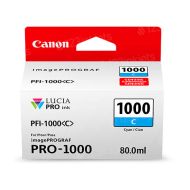 Genuine Canon PFI-1000 Cyan Ink